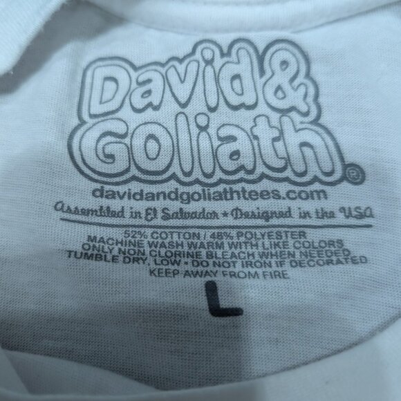 Vintage Y2K David & Goliath I Speak Engrish Size Large Asian Humor Obscure - Picture 4 of 7
